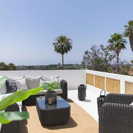 Adelfas Private Pool Sea View Rooftop Terrace Wifi * Estepona